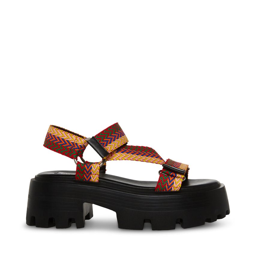 Sandalias de Plataforma Steve Madden Milly Mujer Multicolor | ES BH1E96